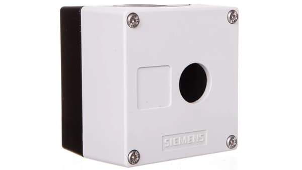 Kassettehus 1-hul 22mm sort-grå M20 iP69k Sirius ACT 3SU1801-0AA00-0AB1