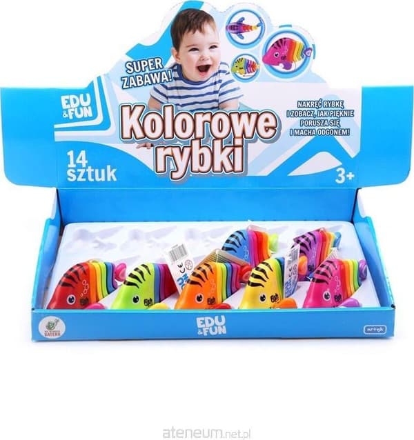 Värikäs kalasekoitus Edu&Fun