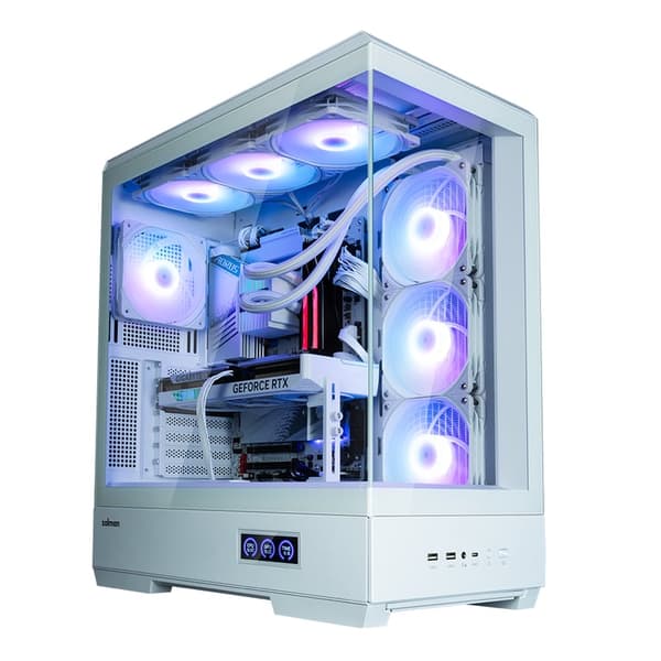 Zalman P50 DS White Midi Tower Vit