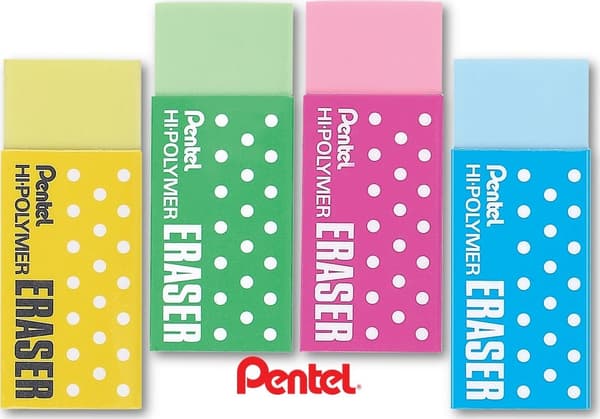 Pentel Hi-Polymer celadon pyyhekumi