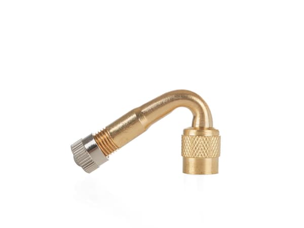 Pumpegløderør – aksel messing 45° 8mm (25/250)