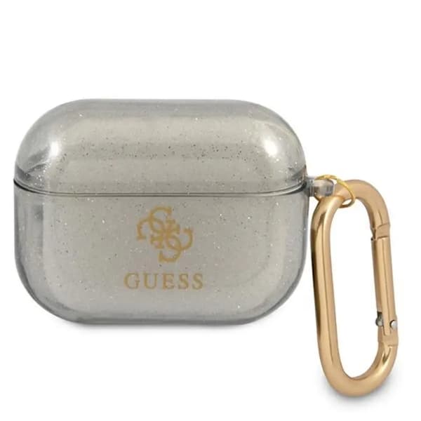 Guess GUAPUCG4GK AirPods Pro Cover sort/sort Glitter Collection