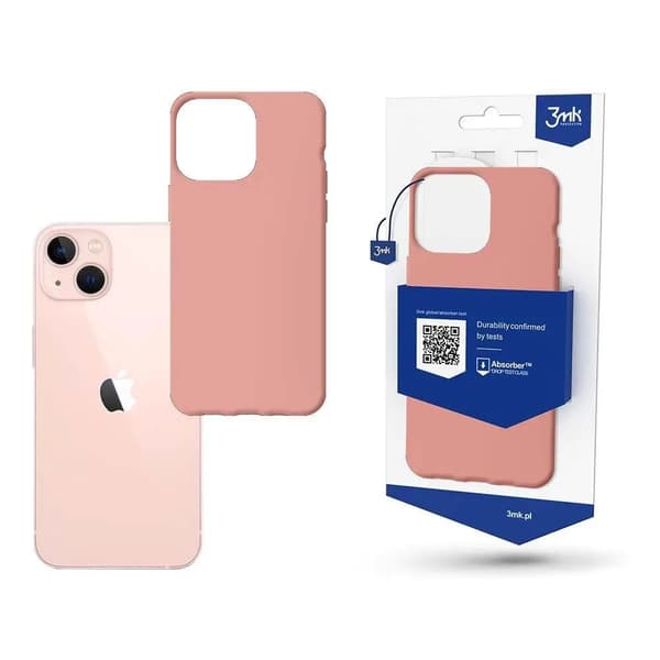Fodral för iPhone 14 från 3mk Matt Case-serien - Rosa