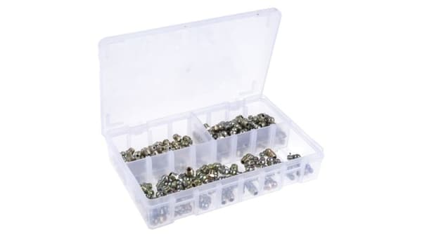 Smörjnippelsats, inkluderar: H1 rak 8 x 1 mm (x50)