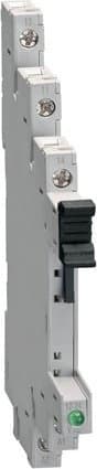 Lovato elektrisk fatning til interface-sendere, styring 110.. 125VAC/DC, skrueterminaler, til HR101CE060