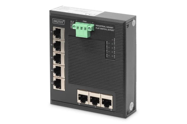 DIGITUS DN-651127 - switch - 8 portar