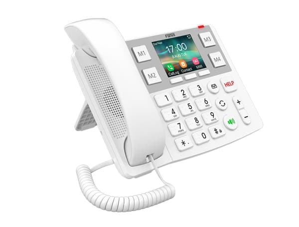 X305 PoE SIP-puhelin suurilla näppäimillä