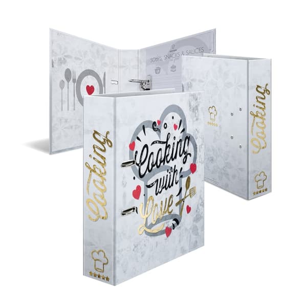 HERMA Cooking with Love A4 receptmapp