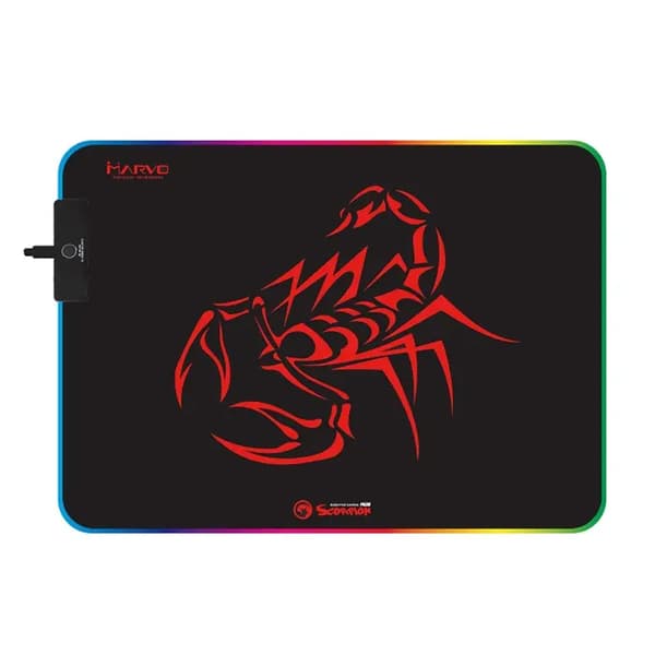 Pelihiirimatto Scorpion MG08 LED Musta