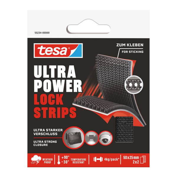 Dubbelhäftande tejp Tesa Ultra Power Lock, 0,05m x 2,5cm