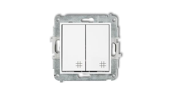 ICON Dobbelt krydskoblingsmekanisme mat hvid 25IWP-66