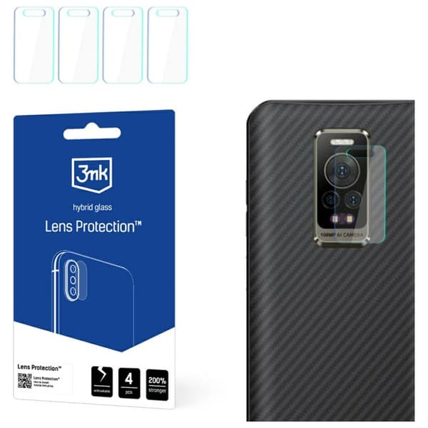 3MK Lens Protect Ulefone Armor X10 Pro Kamerabeskytter 4 stk.