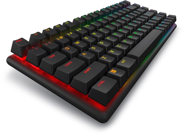 Alienware Pro Wireless Gaming Keyboard näppäimistö USB + RF Wireless + Bluetooth Musta