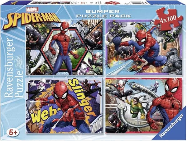 Marvel Hämähäkkimies palapeli 4x100 palaa