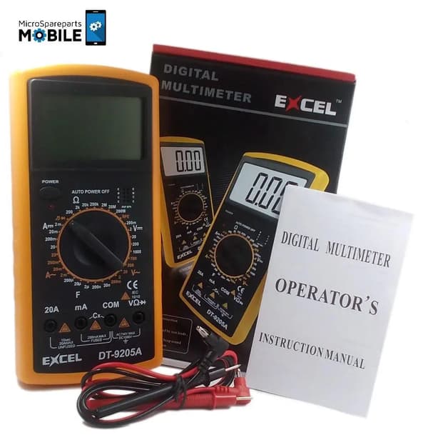 CoreParts Multimeter - AC/DC/A LCD Digital Multimeter DC Spänning200mV~1000V & AC Spänning200mV~750V