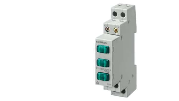 Siemens 3-fas modulär lampa 400V grön (5TE5802)
