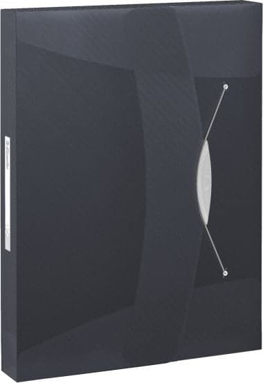 Esselte Mappe med elastik VIVIDA 40mm Sort (624049)