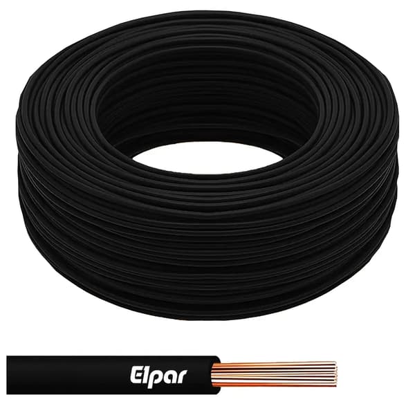 Installationskabel H07V-K (LGy) 4 svart /100m/