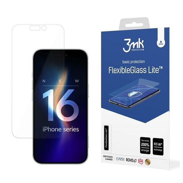 3MK Apple iPhone 16 Plus - 3mk FlexibleGlass Lite