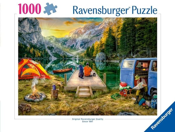 Palapeli 1000 Leirintäalueella