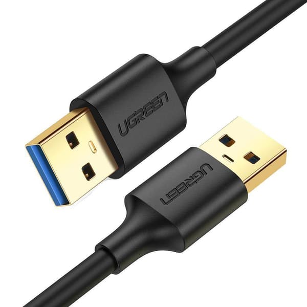 Ugreen-kaapeli USB 3.0 -kaapeli (uros) - USB 3.0 (uros) 2m harmaa (10371)