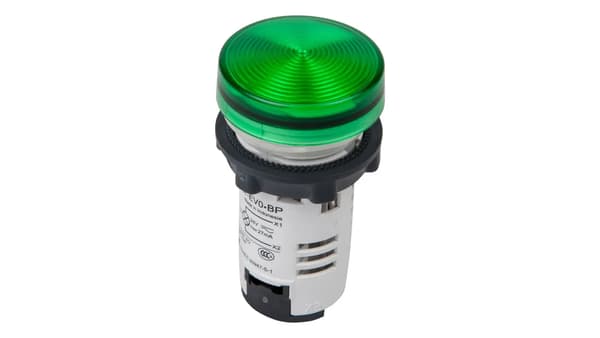 Signallampe 22mm grøn 24V AC/DC LED XB7EV03BP