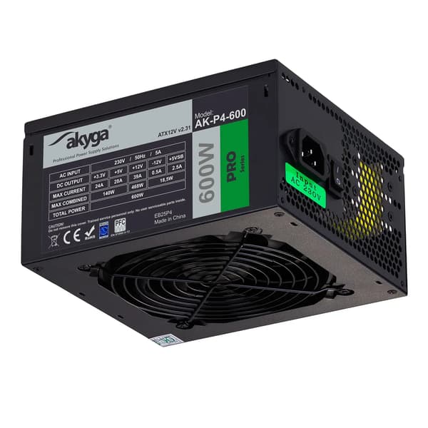 Strømforsyning semi-modulær ATX AK-P4-600 600W