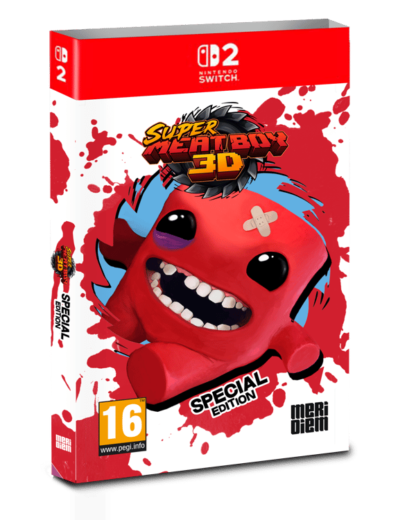 Super Meat Boy 3d - Specialutgåva (Nintendo Switch 2)