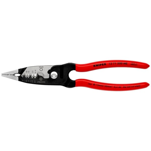 KNIPEX MULTIFUNKTIONSTANG TIL ELEKTRIKERE TIL METRISKE KABLER