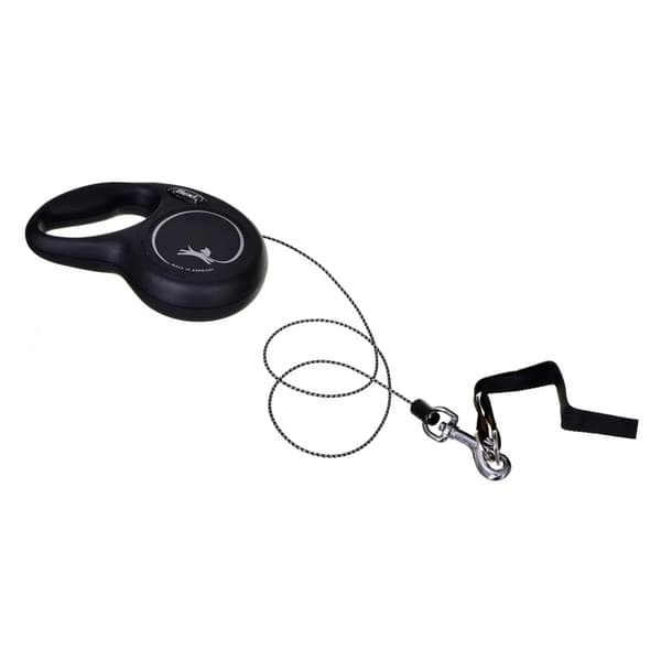 Hundkoppel Flexi Svart XS