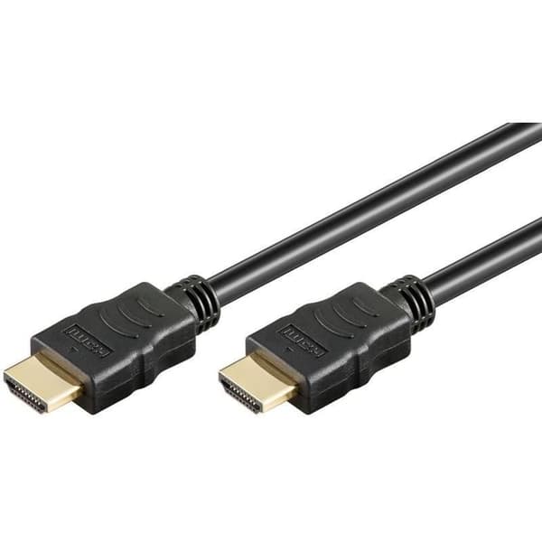 Techly HDMI-HDMI V1.4 Ethernet-kabel 2m sort