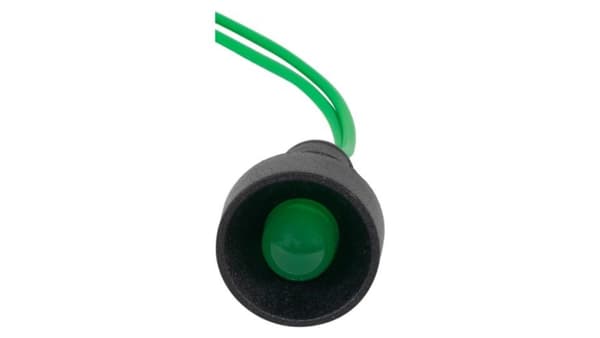 LED-lys fi 10mm, 24V grøn/grøn F4.0068