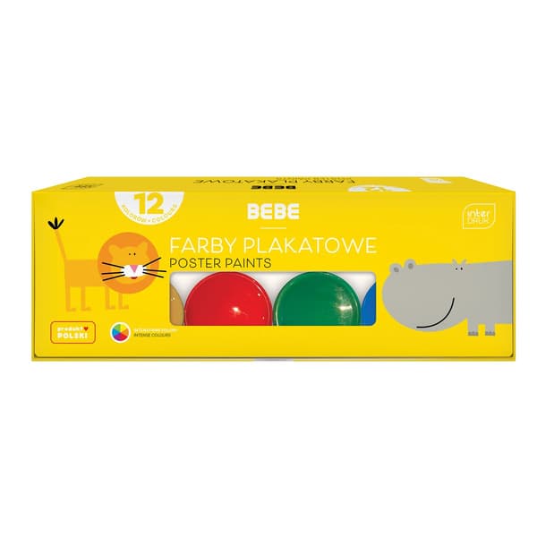 Affischfärger 12 färger 20ml BB Kids