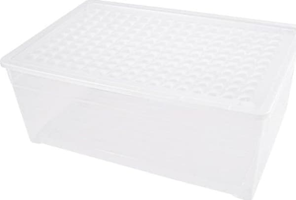 Curver Tekstiililaatikko 45l Läpinäkyvä