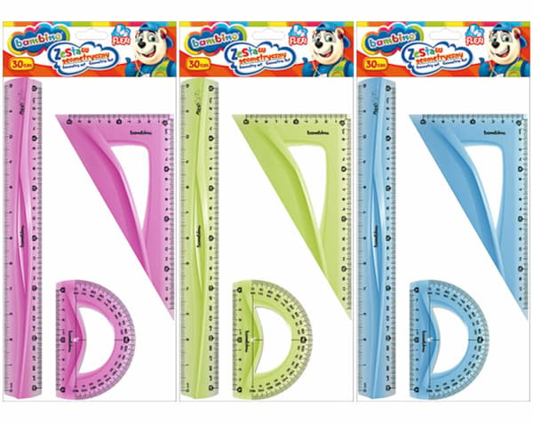Geometriset 3 delar 30cm BAMBINO