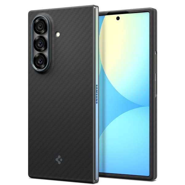 Spigen Air Skin, aramid sort - Samsung Galaxy Z Fold7
