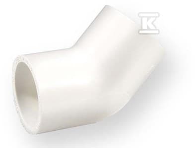 45ST KW/KW PVC-BÅGE 1 1/2