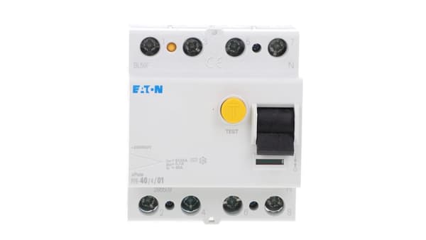 Eaton Jordfelsbrytare 4P 40A 0.1A typ AC PF6-40/4/01 286509