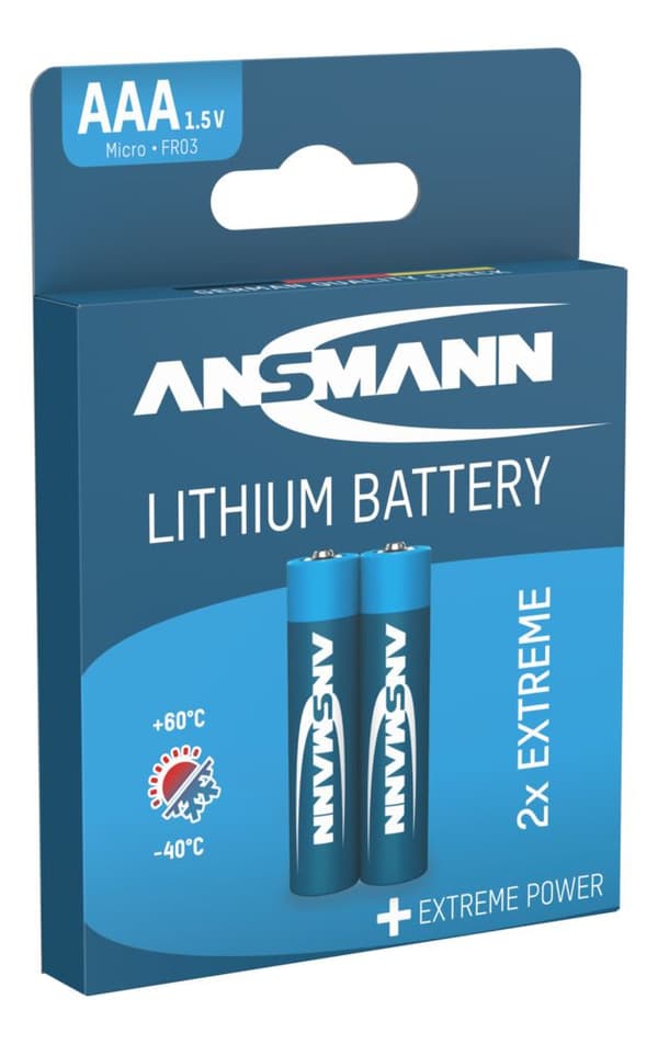 ANSMANN Extreme Lithium Micro batteri