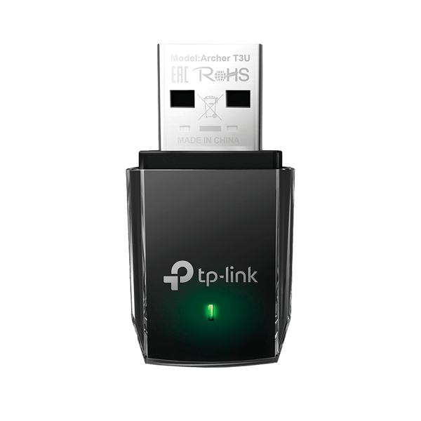 Mini USB Wi-Fi Adapteri TP-Link Archer T3U AC1300 Musta