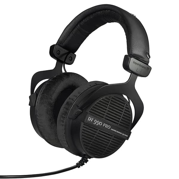 Beyerdynamic DT 990 PRO 250 OHM BLACK LIMITED EDITION - Studiehovedtelefoner Åbne