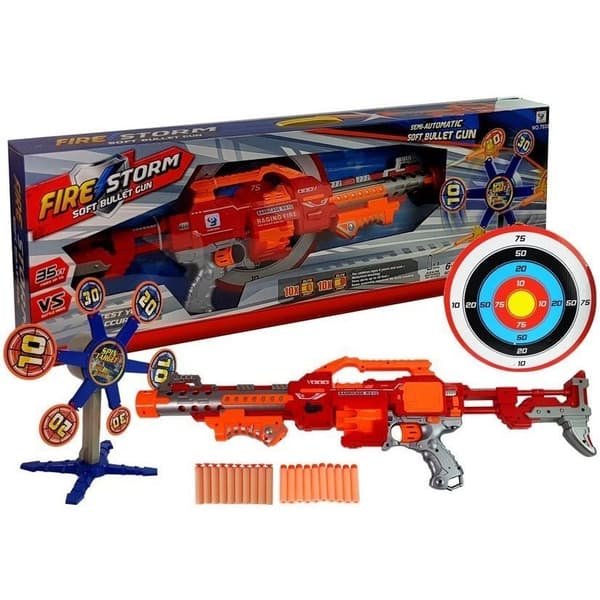 Skum Dart Riffel med roterende mål 66 cm