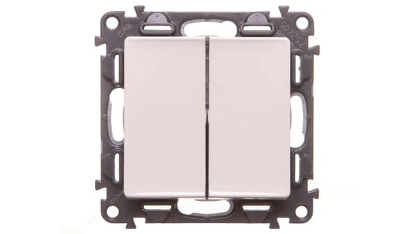 Legrand Valena Life dobbelt te-krog 10AX creme (752205)