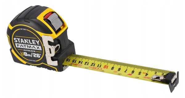 Måttband 8m/26\" x 31.7mm FM AUTOLOCK styvt.3.3m, MAGN.