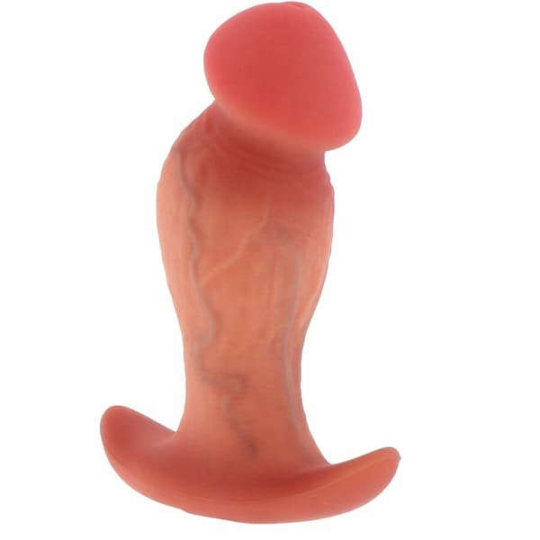 Hidden Desire Inferno Anatomisk Plug 13 cm Flydende Silikone Sort