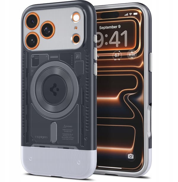 Spigen Classic C1 MagSafe, grafiitti - iPhone 17 Pro Max