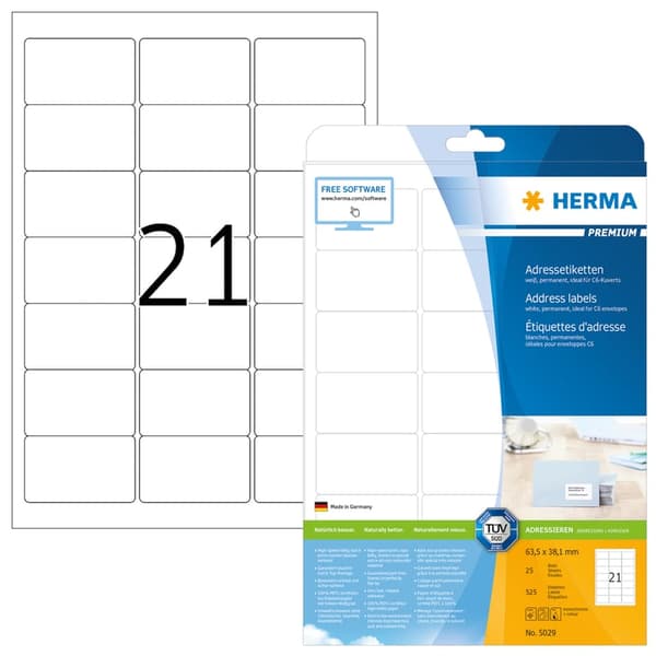 HERMA Special - adresseetiketter - 525