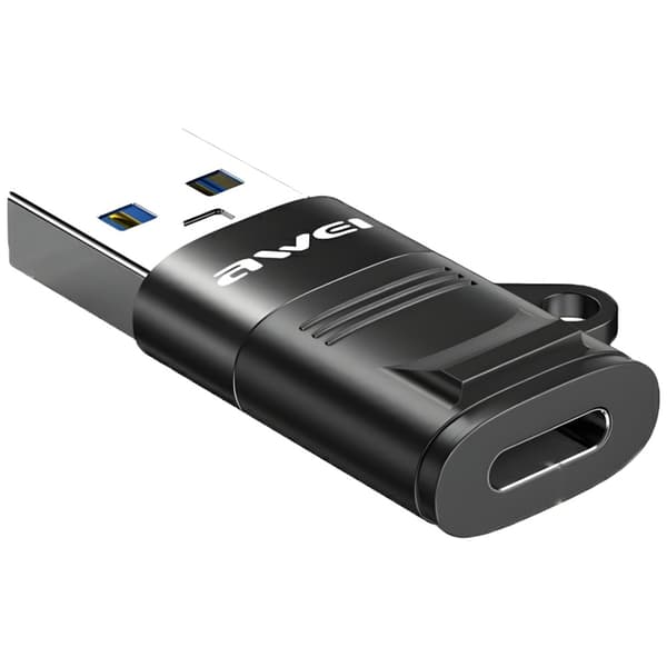 AWEI CL-13 USB-C/USB-A adapter sort/sort