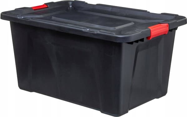 5five Plastbehållare med lock, med gångjärn