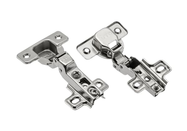 FLUSH HINGE + GUIDE H=0 UDEN EURO OVERSTREGET